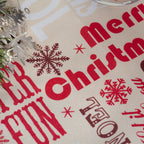 Ράνερ Τραπεζιού Χριστουγεννιάτικο D308 50X150 Red